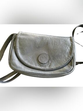 Vintage Delane Women's Black Leather Shoulder Bag